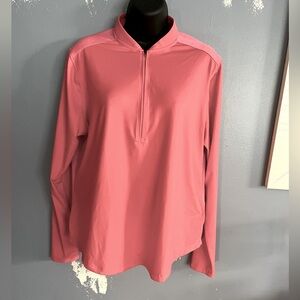 Under Armor XL Coral Half Zip Pull Over Preowned